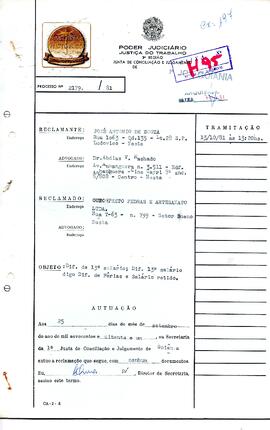Reclamação Trabalhista 2179/1981