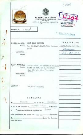 Reclamação Trabalhista 2891/1982