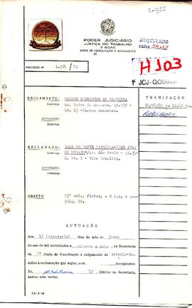 Reclamação Trabalhista 1524/1982