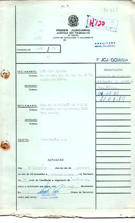 Reclamação Trabalhista 3288/1983