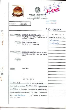 Reclamação Trabalhista 2122/1982