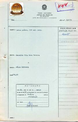 Reclamação Trabalhista 520/1972