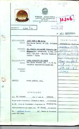 Reclamação Trabalhista 2325/1982