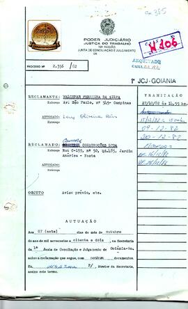 Reclamação Trabalhista 2356/1982