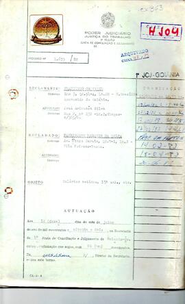 Reclamação Trabalhista 1679/1982