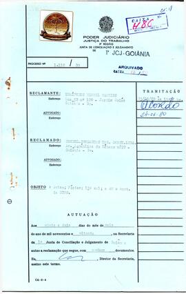 Reclamação Trabalhista 1110/1980