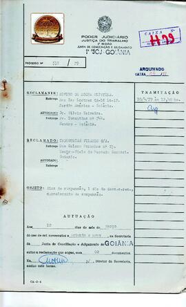 Reclamação Trabalhista 532/1979