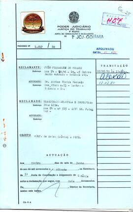 Reclamação Trabalhista 1217/1980