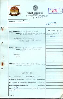 Reclamação Trabalhista 1419/1979