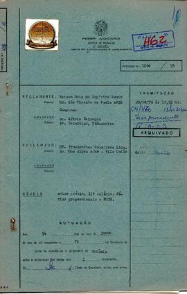 Reclamação Trabalhista 1026/1976