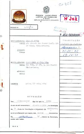 Reclamação Trabalhista 1725/1982