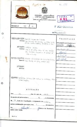 Reclamação Trabalhista 932/1981