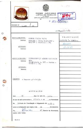 Reclamação Trabalhista 1488/1981