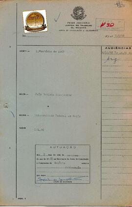 Reclamação Trabalhista 718/1968