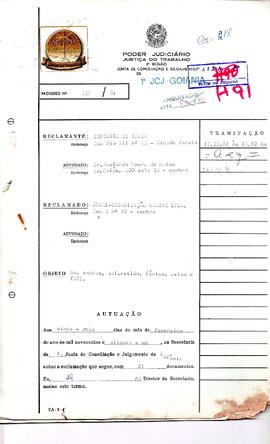 Reclamação Trabalhista 537/1981