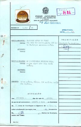 Reclamação Trabalhista 1312/1979