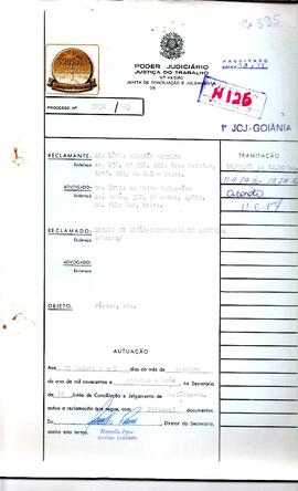 Reclamação Trabalhista 3031/1983