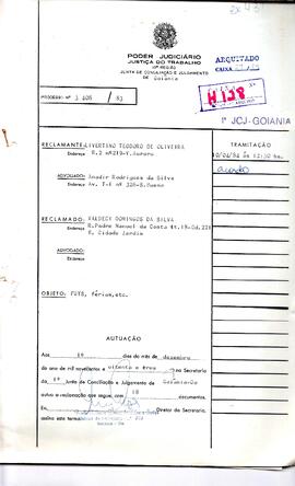 Reclamação Trabalhista 3408/1983