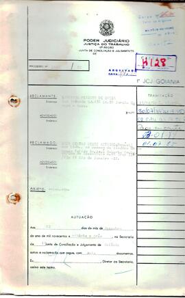 Reclamação Trabalhista 3446/1983