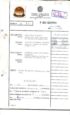 Reclamação Trabalhista 990/1981