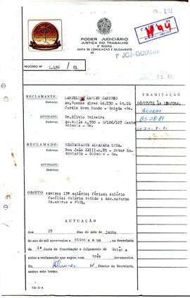 Reclamação Trabalhista 1436/1981
