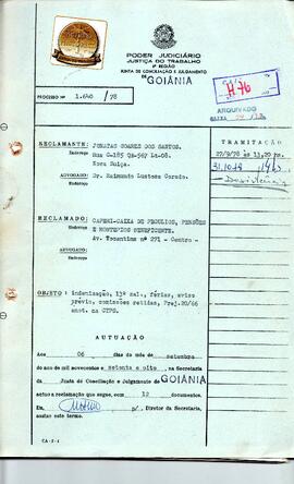 Reclamação Trabalhista 1640/1978