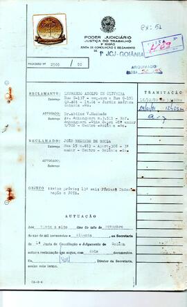 Reclamação Trabalhista 2505/1980