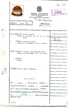 Reclamação Trabalhista 2064/1980