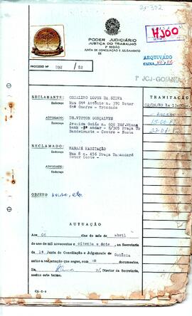 Reclamação Trabalhista 892/1982