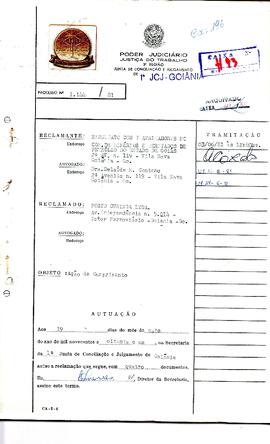 Reclamação Trabalhista 1144/1981