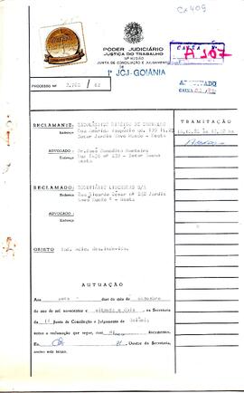 Reclamação Trabalhista 2782/1982