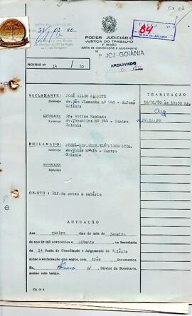 Reclamação Trabalhista 14/1980