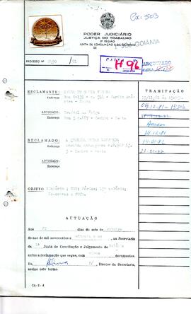 Reclamação Trabalhista 2490/1981