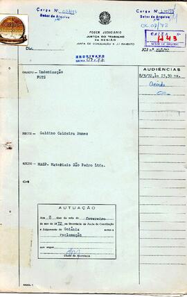 Reclamação Trabalhista 248/1972