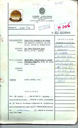 Reclamação Trabalhista 2337/1982