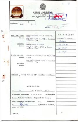 Reclamação Trabalhista 1509/1981