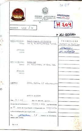 Reclamação Trabalhista 1639/1982