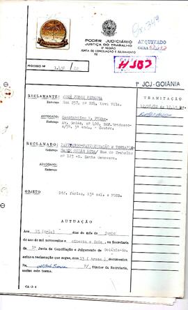 Reclamação Trabalhista 1438/1982