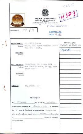 Reclamação Trabalhista 2636/1983