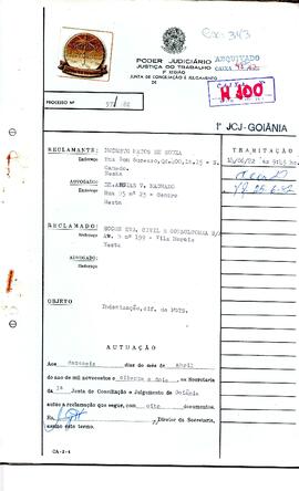 Reclamação Trabalhista 972/1982