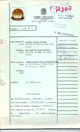 Reclamação Trabalhista 2700/1982
