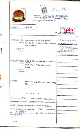 Reclamação Trabalhista 439/1982