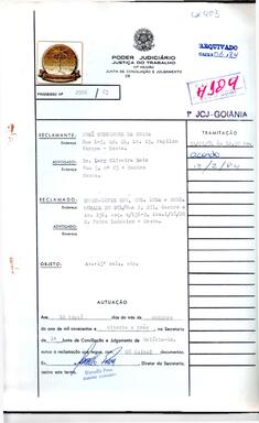 Reclamação Trabalhista 2906/1983