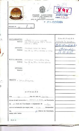 Reclamação Trabalhista 17/1982
