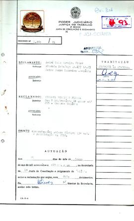 Reclamação Trabalhista 1289/1981