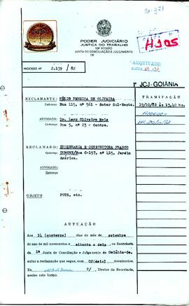Reclamação Trabalhista 2139/1982