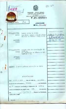 Reclamação Trabalhista 2469/1980