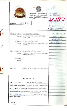 Reclamação Trabalhista 1436/1982