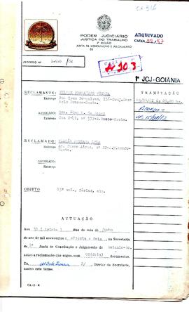 Reclamação Trabalhista 1616/1982