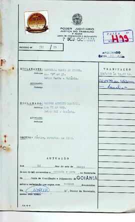 Reclamação Trabalhista 511/1979